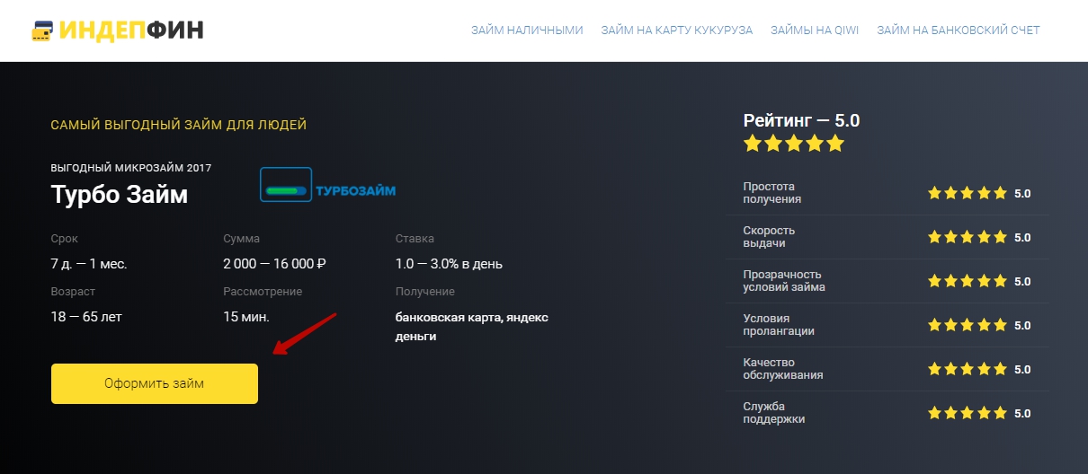 Turbozaim (Турбозайм) оформить займ - официальный сайт, отзывы, личный кабинет
